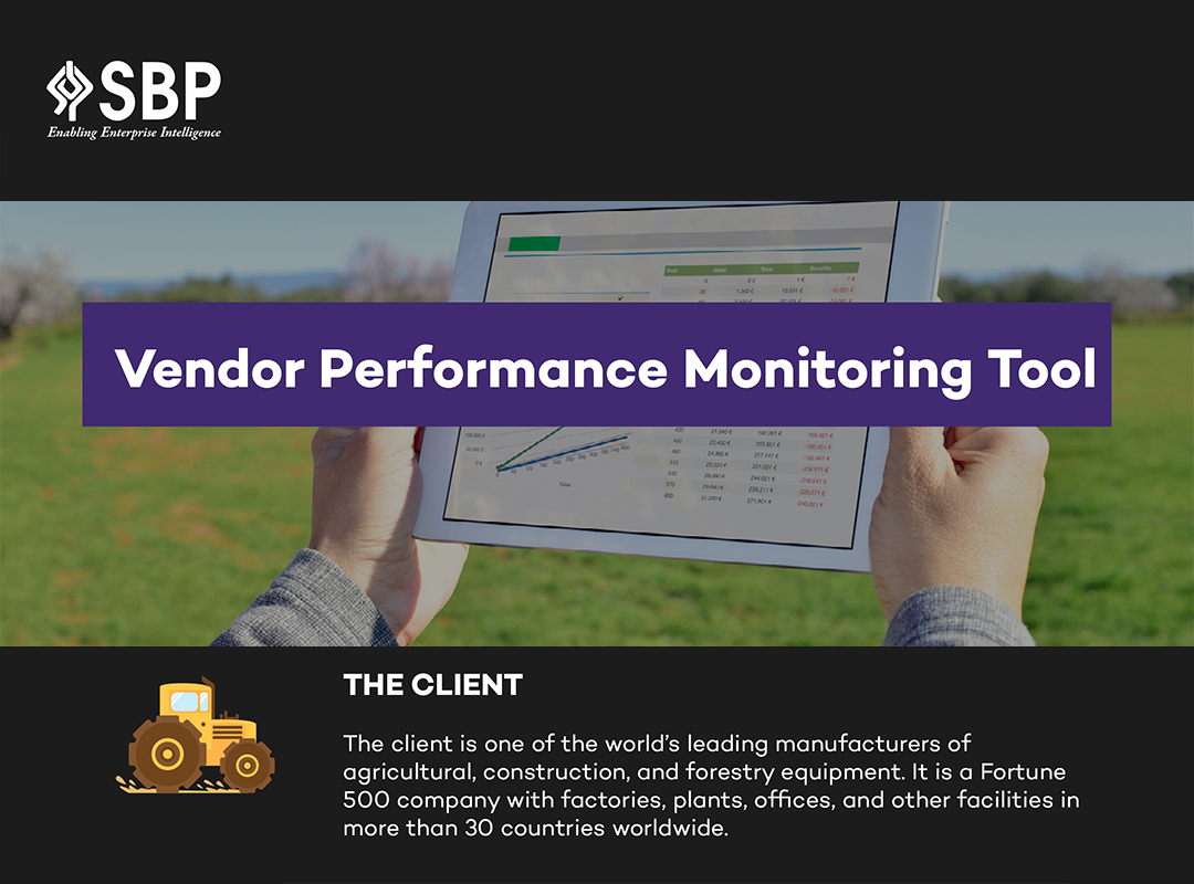 Vendor Performance Monitoring Tool