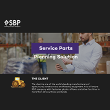 Service Parts Planning Solution